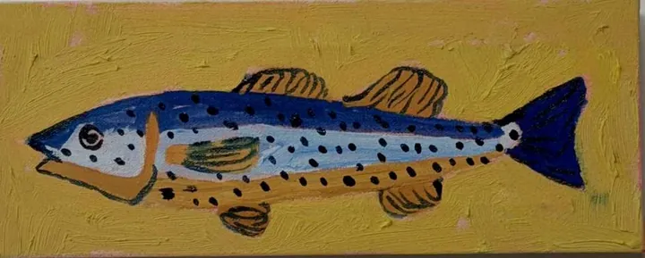 Small Catch I, oil on canvas, 2026, by Ayesha Abbas Khan