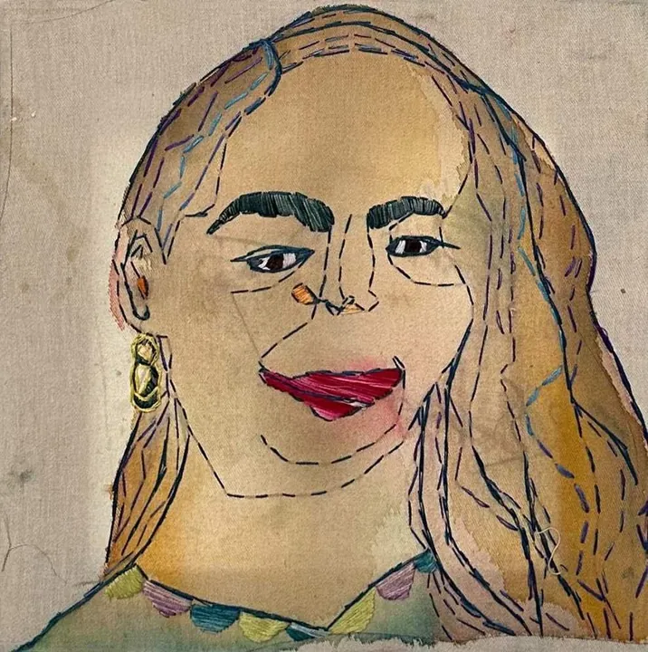 Yeah Hahaha, mixed media, 2023, by Ayesha Abbas Khan